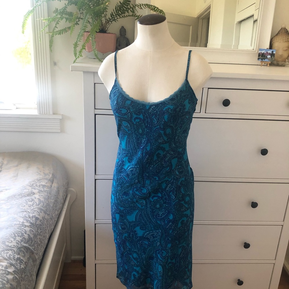 Blue sundress